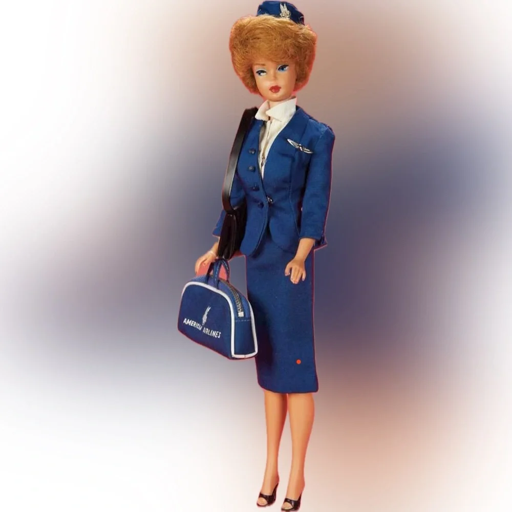 Vintage Barbie American Airlines Stewardess Outfit #984 - NO DOLL - Picture 1 of 15